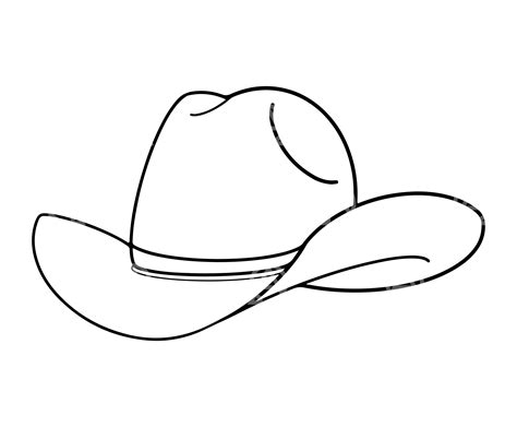 cowboy hat svg